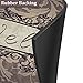 Rubber Doormat Indoor Low Profile Non-Slip Washable Welcome Mat 18”x30” for Front Porch Entrance Shoe Scraper Absorbent Decor Office Hall Entry Floor Mat Inside Bedroom Carpet Home Kitchen Rug