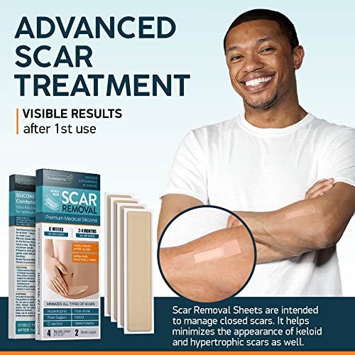 Silicone Scar Sheets, Strips, Tape Keloid, CSection, Surgical Scars Removal Treatment