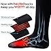 GLOBAL VASION Rechargeable Battery Heated Socks Kit for Chronically Cold Feet for Women and Men (Black)