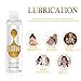 Lube for Women Men Sex, 8 OZ Natural Personal Lubricants Water-Based Super Slick Long Lasting,Hypoallergenic,Premium Sex Lube Lubricant for Men Couple (Gold)