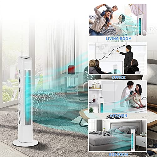 Quiet Tower fan with remote control30 " Oscillating Tower Fan with