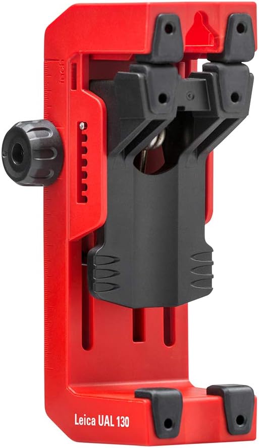 Leica UAL 130 - Magnetic Wall Mount for Step-Free Height Adjustment, Black, 73 x 75 x 180 mm
