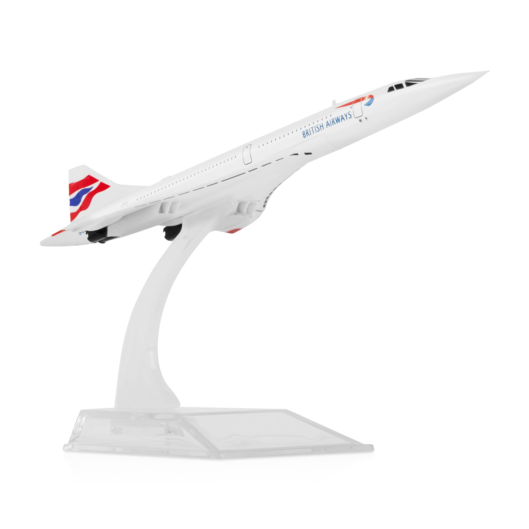 BluWinds 1/400 British F-BVFB Airplane Model Diecast Airplanes Model Aircraft Metal Alloy Model For Collection and Display
