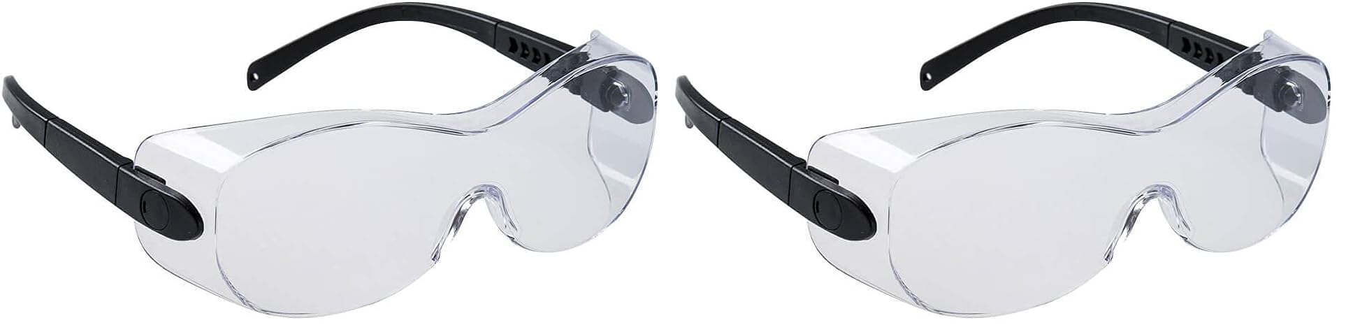 Portwest Portwest Over-Spectacle, Color: Clear Black, Size:, PS30CLR