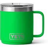 YETI Rambler 10 oz Stackable Mug, Vacuum Insulated, Stainless Steel with MagSlider Lid, Verde