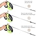 LATITOP Heavy Duty Retractable Dog Leash Adjustable With Break And Lock Button- 16 Ft Sturdy Nylon Ribbon, Tangle Free, Suitable For Small, Medium And Large Dogs Up To 110 Lbs