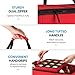 Super Rigid 2-in-1 Christmas Bauble Storage Box & Xmas Decoration Container - Easy Access Removable Trays, Keeps 73 Baubles & Ornament - Adjustable Extent Area for Figurines and Pockets for Decoration