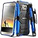 Evocel Galaxy S6 Case - Dual Layer [New Generation] Rugged Holster Case with Kick-stand and Belt Swivel Clip (Samsung Galaxy S6) Retail Packaging, Blue