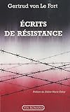 Ecrits de résistance by