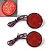 ZHOL Red 24 LED Round Reflectors Tail Brake Stop Marker Light Truck Trailer RV ATV Motorcycle