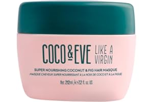 Coco & Eve Like a Virgin Hair Masque - Coconut & Fig Hair Mask for Dry Damaged hair with Shea Butter & Argan Oil for Hair Repair & Hydration | Deep Conditioning Mask Hair Treatment (212 ml)