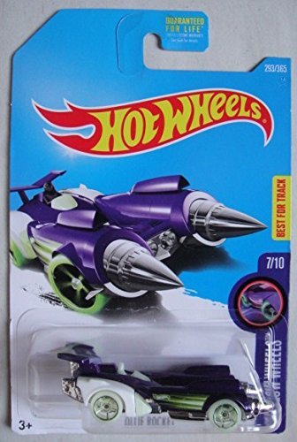 HOT WHEELS GLOW WHEELS SERIES 7/10, PURPLE OLLIE ROCKET 293/365