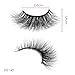KellyRoom Mink Fur False Eyelashes Dramatic Fluffy Natural Long Fake Lashes 4 Pairs Pack
