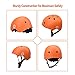 Kids Bike Helmet Toddler Helmet for Kids 3-8 Adjustable Kids Helmet Boys Girls Kids Bicycle Helmet Skateboard Helmet Multi-Sport Safety Cycling Skating Scooter Toddler Bike Helmet (Orange Small)
