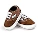 Kuner Baby Boys Girls Canvas Rubber Sole Non-Slip Sneaker First Walkers Shoes 0-18 Months