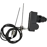 METER STAR Grill Igniter Kit AA Battery Two Exits with Spark Plug Wire Length 1 Meters Long (Two Electrodes)