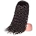 younsolo Lace Front Wigs Human Hair Water Wave Wig with Baby Hair for Black Women Wet and Wavy Wigs 100% Unprocessed Brazilian Virgin 150% Density Glueless 13x4 Curly Lace Frontal Wigs 24 Inch