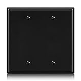 ELEGRP Wall Plate 2-Gang Blank Device Wall