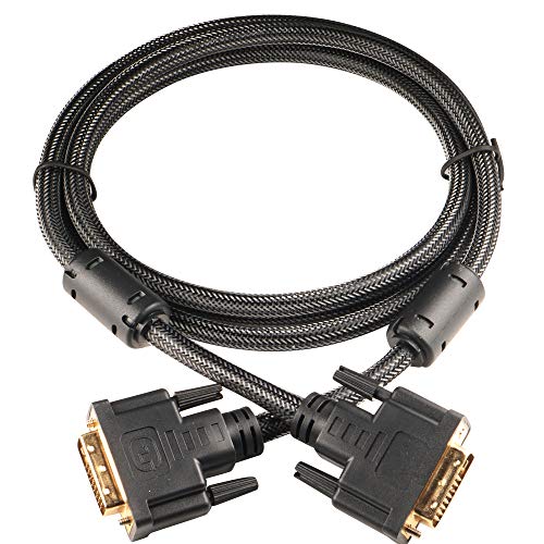 UVOOI DVI-D Cable, DVI to DVI 10FT Cable Cord for Computer Monitor Cable Male to Male-(2560×1600) Digital Video Cable