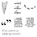 Books & Quotes Temporary Tattoo Pack (Set of 10)