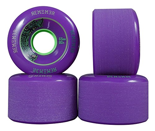 Remember Collective Lil' Hoots Longboard Wheels (Purple 80a)
