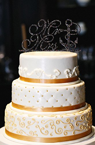 Click Here to See More Images Mr. and Mrs. with Anchor Wedding Cake Topper, Glitter Wedding Cake Topper, Engagement Cake Topper, Gold Cake Topper, Gold Glitter Topper (9
