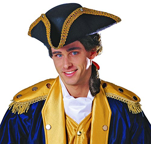 Costume Culture Men's Tricorn Hat Deluxe