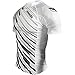 Hayabusa Metaru Charged Short Sleeve BJJ Rash Guards (White/Black, M)