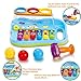 JOYIN Baby Pound & Tap Bench Xylophone Musical Toy with Color Sorting Balls and Hammer Pounding Toy for Toddlers