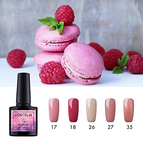 Fashion Zone 20 Colors Gel Nail Polish Set, Soak Off UV LED Gel Nail Polish Kit Manicure Salon Gift Kit 8ml - Thumbnail 2