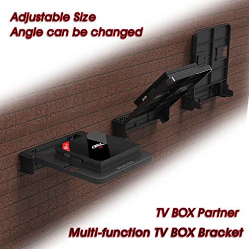 You May Wall Mount Set Top Box Stand Mounts Bracket DVD Foldable Mount Router Holder for TV Box
