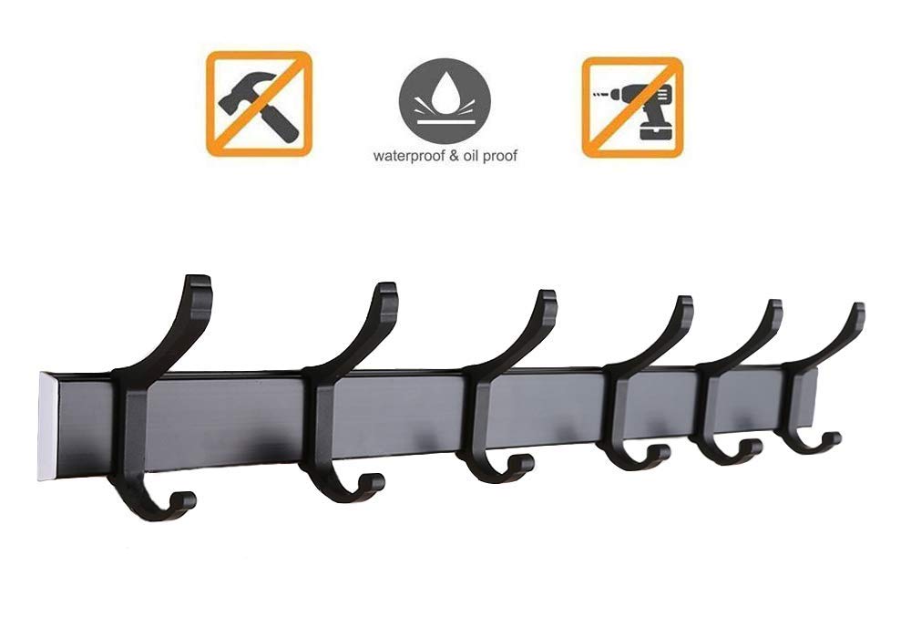 Best coat rack hook wall adhesive