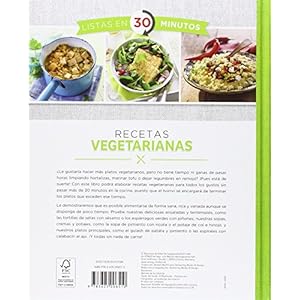 Recetas vegetarianas (Listas en 30 minutos)