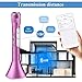 Kids Microphone Karaoke, Wireless Portable Karaoke Microphone with Bluetooth Speaker and Color Changing LED Lights for Home Party KTV Birthday Gift Compatible with PC/ iPad/ iPhone/ Smartphone (Rose)
