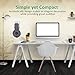 Bovon Outlet Wall Mount Hanger Holder Stand for Dot 3rd Generation & Mi AI, Best Space-Saving Dot Accessories with Cord Management for Smart Home Speaker Without Mess Wires or Screws (Black)