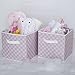 Delta Children Deluxe 2 Storage Water-Resistant Cubes, Infinity/Pink