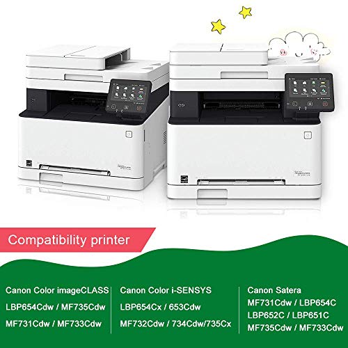 GREENSKY Compatible Toner Cartridge Replacment for Canon 046A 046H CRG 046 046H for Canon Color ImageCLASS MF735Cdw LBP654Cdw MF731Cdw MF733Cdw Laser Printer