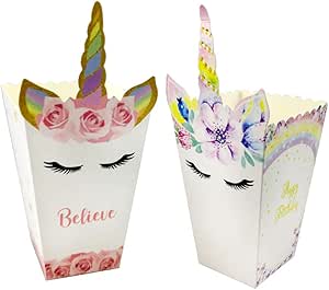 24PZ Cajas de Palomitas de Maíz Unicornio Palomitas de Maíz ...