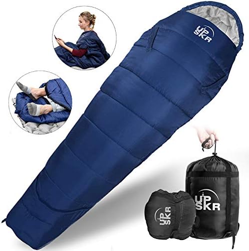 UPSKR Sleeping Bag Lightweight & Waterproof for Adults & Kids Cold Weather 4 &