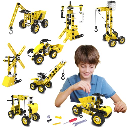STEM Building Toys for 6+ Years Old Boys and Girls 8in1 Construction