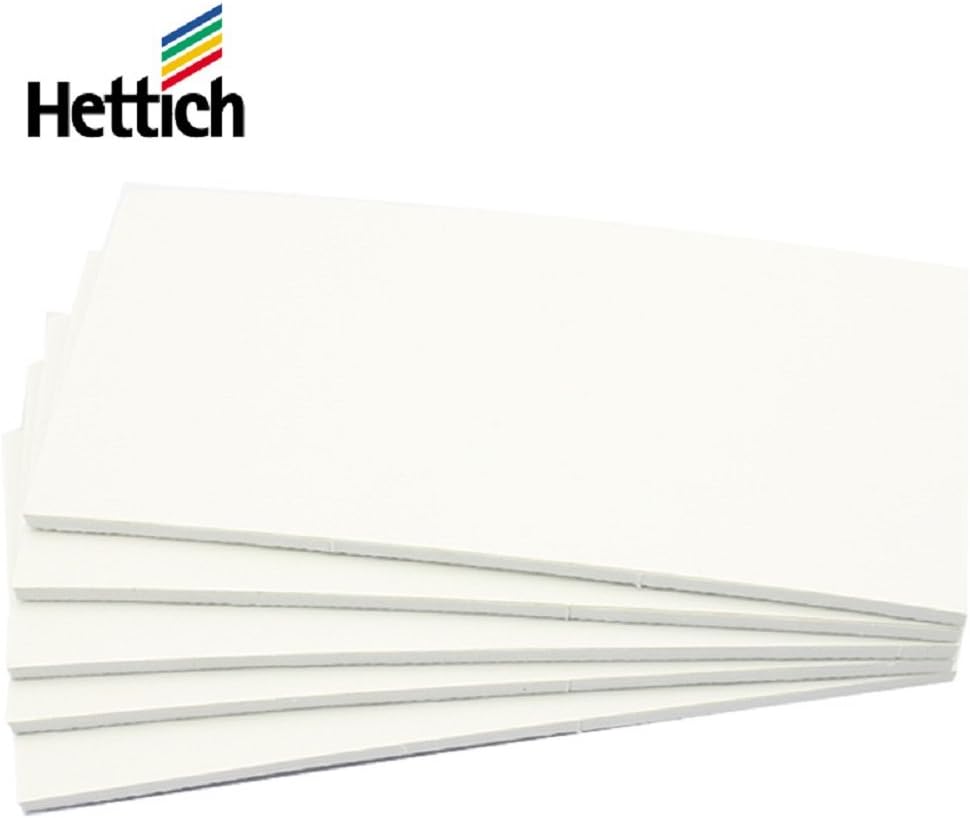 Hettich Heavy Duty Rubber Furniture Glider Sheets, White, Rectangular, 5 pcs - Image 5