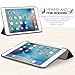 MoKo iPad Mini 4 Case - Slim Lightweight Shell Stand Cover with Translucent Frosted Back Protector for Apple iPad Mini 4 7.9 inch 2015 Release Tablet, Space GRAY (with Auto Wake/Sleep)