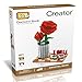 LOZ Diamond Blocks Gift Series 920 Piece Building Set - Red Rose Flowers