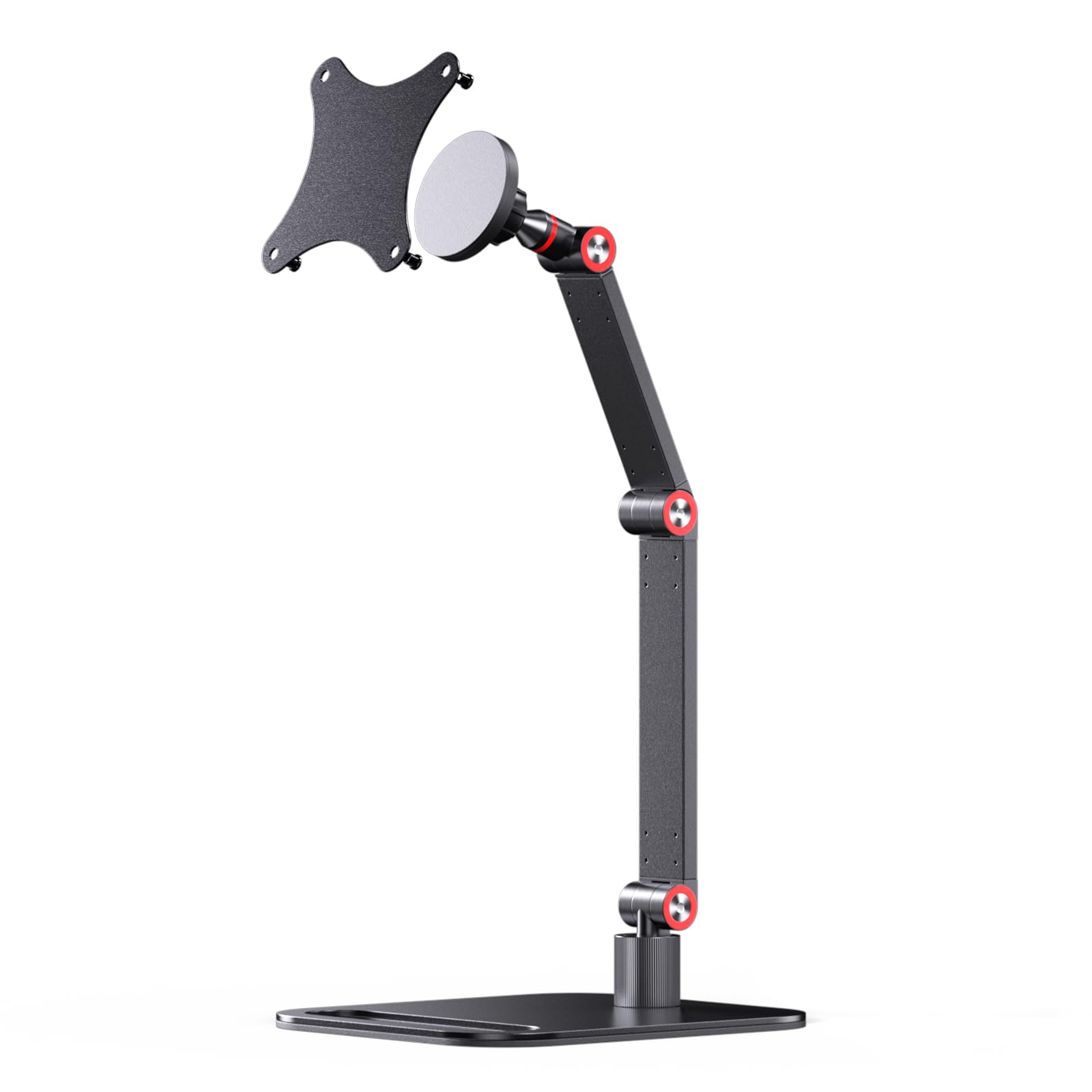 Photo 1 of Feising Portable Monitor Stand Magnetic Quick-Release - Foldable 10 10.1 10.5 11 11.6 12 12.5 15.6 17 17.3 18 18.5 inch Portable Monitor 75x75mm Vesa Mount Folding Travel Monitor Stand FS07A