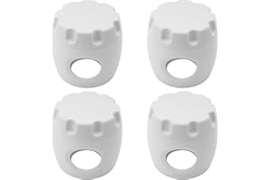 YuGtcen Door Knob Child Proof Locks, 4 Pack Child Proof Door Knob Covers, Door Handle Child Proof for Toddler Baby Kids Toddler Door Knob Cover, Child Safety Door Knob No Tools Need (Door Knob Cover)