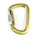Spidergard S01813-S Steel Carabiner 50kn (11,200 lb) Rated, Twist Auto Lock, ANSI Certified