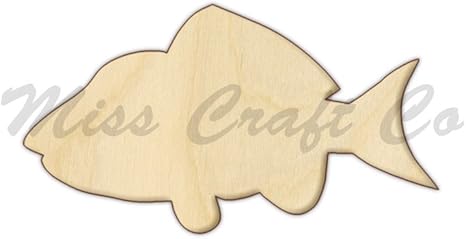 unfinished wood fish