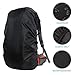 KIKAL Waterproof Backpack Rain Cover(2-Pack), 30-40L Lightweight Durable Elastic Adjustable Rucksack Water Resist Cover for Camping,Hiking,Climbing,Cycling and Other Outdoor Activities, Black+Orange