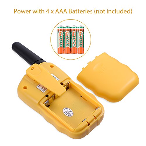 Toys for 3-12 Year Old Boys, Teen Girl Gifts, Selieve Walkie Talkies for Kids Teen Boy Gifts Birthday (1 Pair, Yellow)