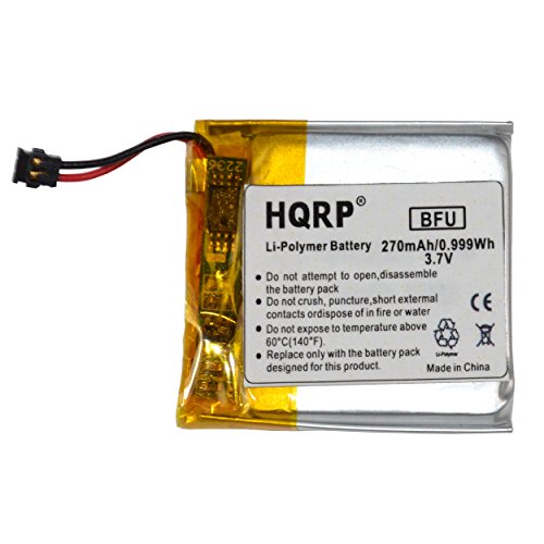 HQRP SNN5951A WX30 Battery Replacement for Motorola Moto 360 1st Gen 2014 Smartwatch + Coaster